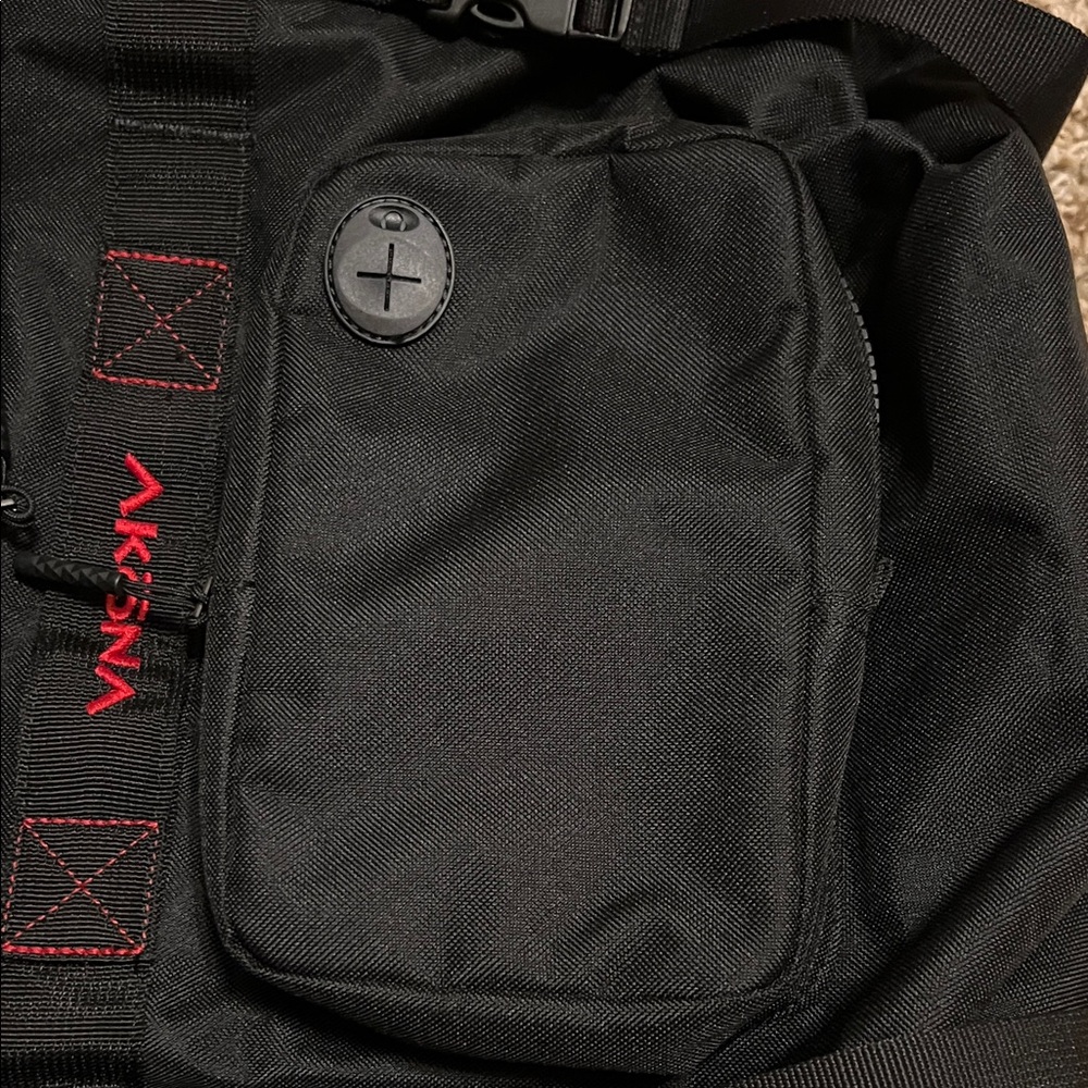 ❤️4/$10 Akona Backpack in Black and Red - Picture 6 of 10